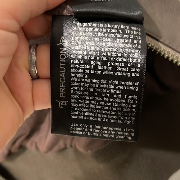 MACKAGE lamb leather jacket - Picture 6 of 8